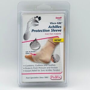 PediFix Visco Gel Achilles Protection Sleeve Small Foot Pain Relief NEW